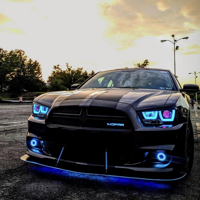 Spec-D Tuning 2011 - 2015 Dodge Charger Custom Pre-Built LED Headlights