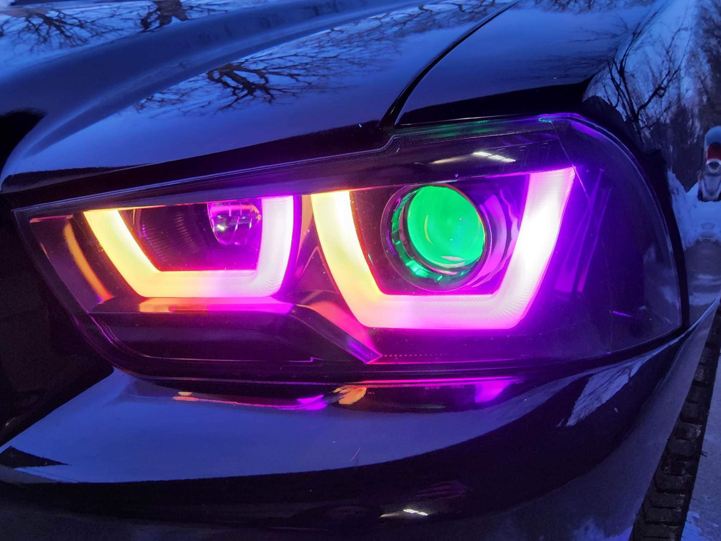 Spec-D Tuning 2011 - 2015 Dodge Charger Custom Pre-Built LED Headlights