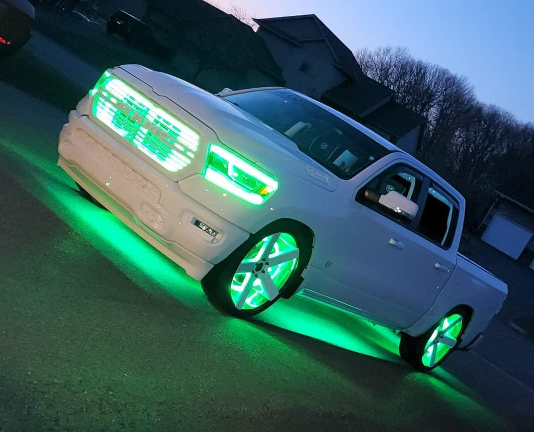 Custom LED Wheel Ring Kit - Multicolor - Addressable