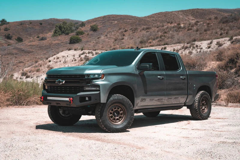 Body Armor GM19344 Chevrolet Silverado 2019+ | Ambush Front Bumper (Black) (GM-19344)