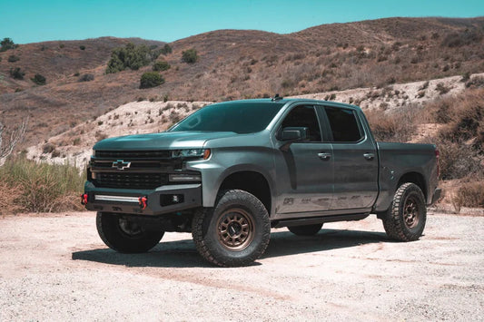 Body Armor GM19344 Chevrolet Silverado 2019+ | Ambush Front Bumper (Black) (GM-19344)