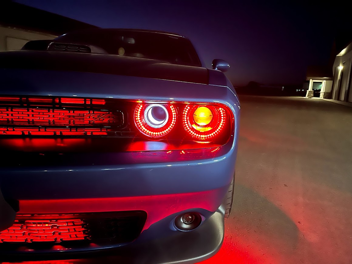 2015+ DODGE CHALLENGER PRE-BUILT HEADLIGHTS KIT