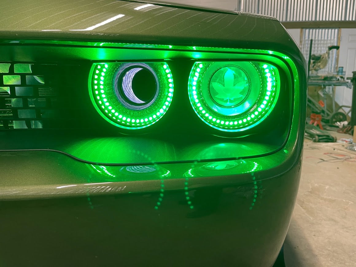 2015+ DODGE CHALLENGER PRE-BUILT HEADLIGHTS KIT