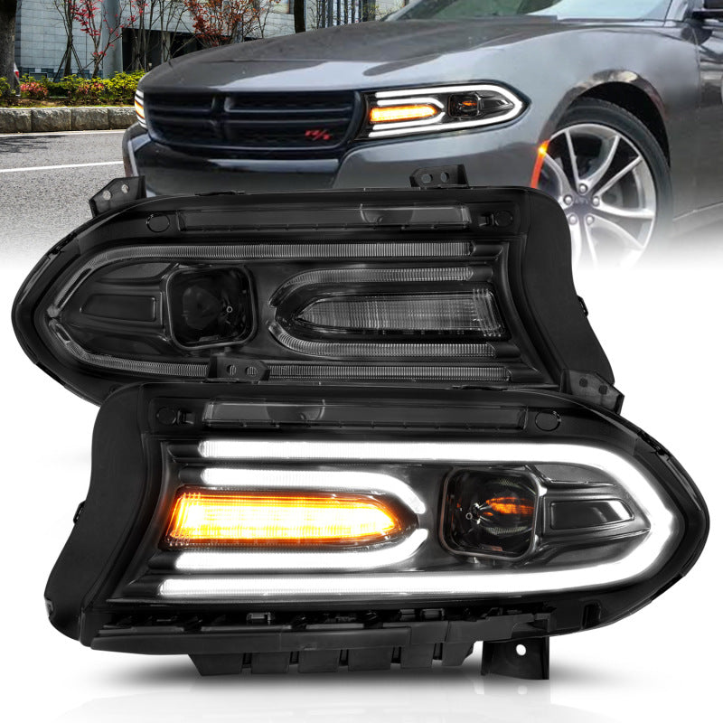 ANZO 121559 Dodge Charger Headlights | Fits 2015-2022 Dodge Charger (121559)